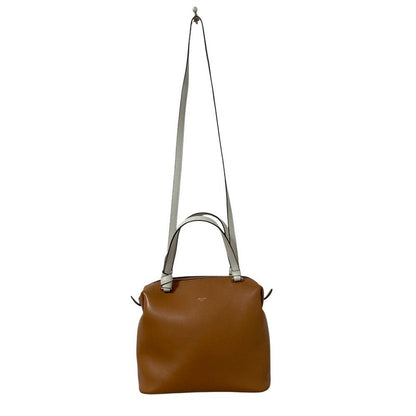 Celine 2-Way Small Soft Cube Shoulder Bag Brown