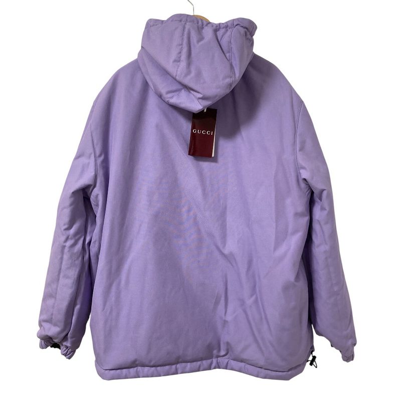 Gucci GG Nylon Reversible Padding Zip Hoodie 44 Jacket