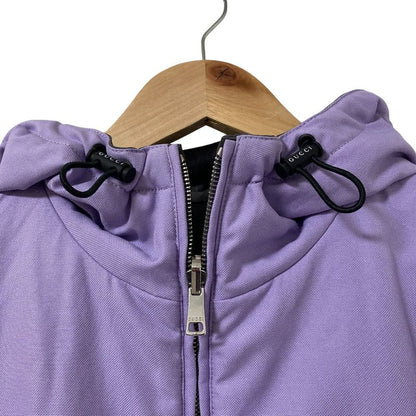 Gucci GG Nylon Reversible Padding Zip Hoodie 44 Jacket