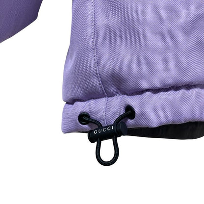 Gucci GG Nylon Reversible Padding Zip Hoodie 44 Jacket