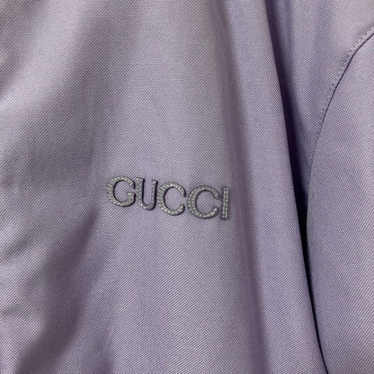 Gucci GG Nylon Reversible Padding Zip Hoodie 44 Jacket