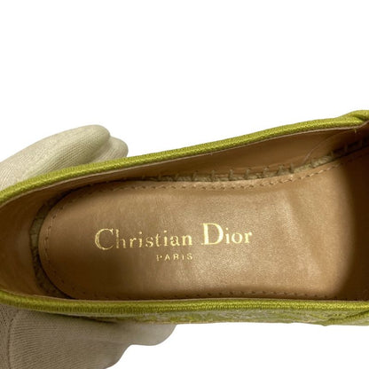Dior Canvas Espadrilles Slip on Shoes CL 36