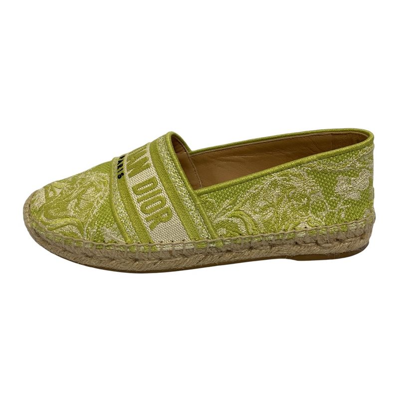 Dior Canvas Espadrilles Slip on Shoes CL 36