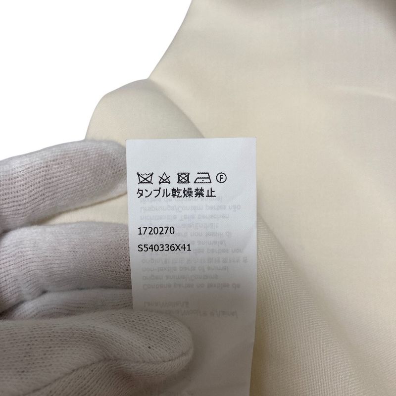 Loewe Two Tone Bi Material Waist Shirt Ring Long Coat 36