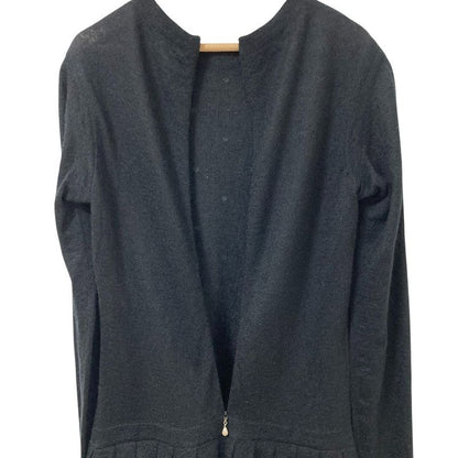 Chanel Faux Pearl Mohair Cashmere Knit Dress 34 Black