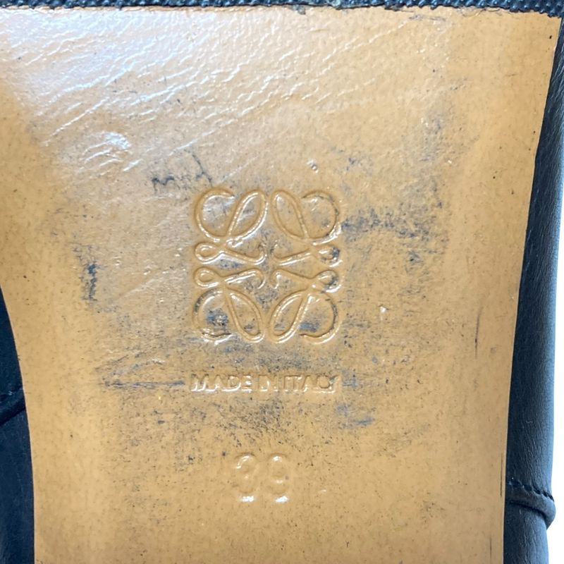 Loewe Leather Gate Boots 39 Black