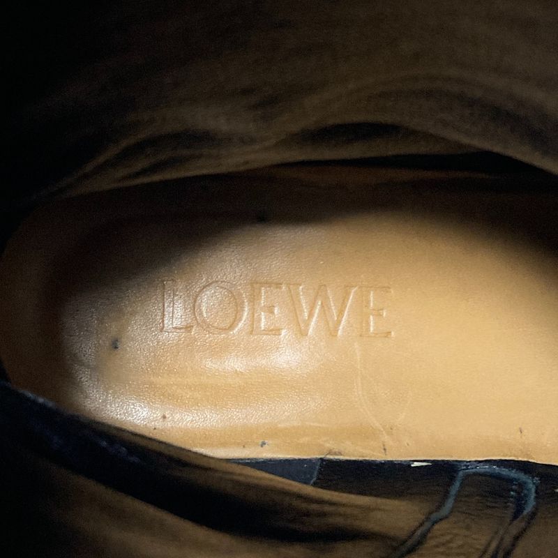 Loewe Leather Gate Boots 39 Black