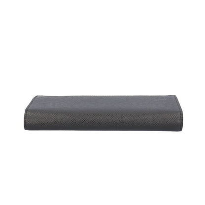 Louis Vuitton Portefeuille Brother Taiga Wallet Leather Black Noir Black