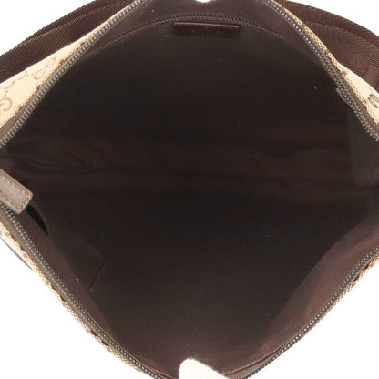 Gucci GG Canvas Shoulder Bag Brown Gg Canvas