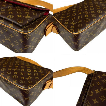 Louis Vuitton Viva-Cite GM Monogram Shoulder Bag Canvas Brown Viva Cite Gm