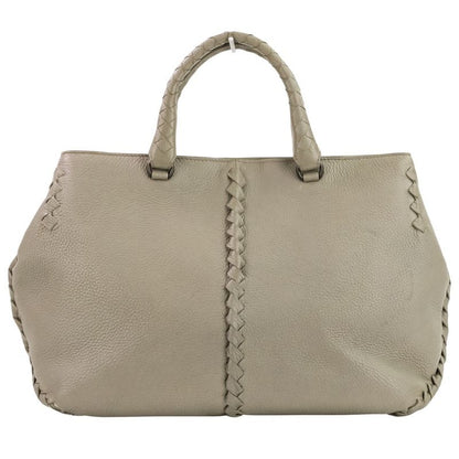 Bottega Veneta Intrecciato 2-Way Handbag Gray