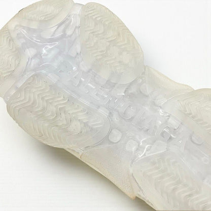 Balenciaga Triple S Sneakers Shoes Fabric Leather White Mesh Logo Double Form