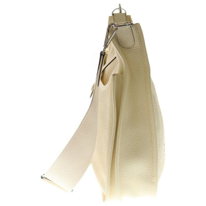Hermes Evelyne 3 PM Nata Taurillon Clemence Shoulder Bag Silver