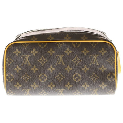 Louis Vuitton Dopp Kit Monogram Second Bag Handbag Brown