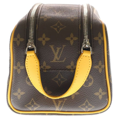 Louis Vuitton Dopp Kit Monogram Second Bag Handbag Brown