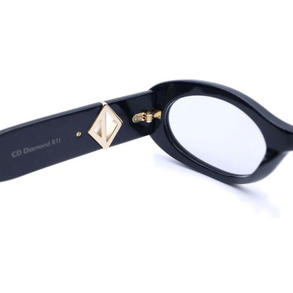Dior CD Diamond Oval Sunglasses Black