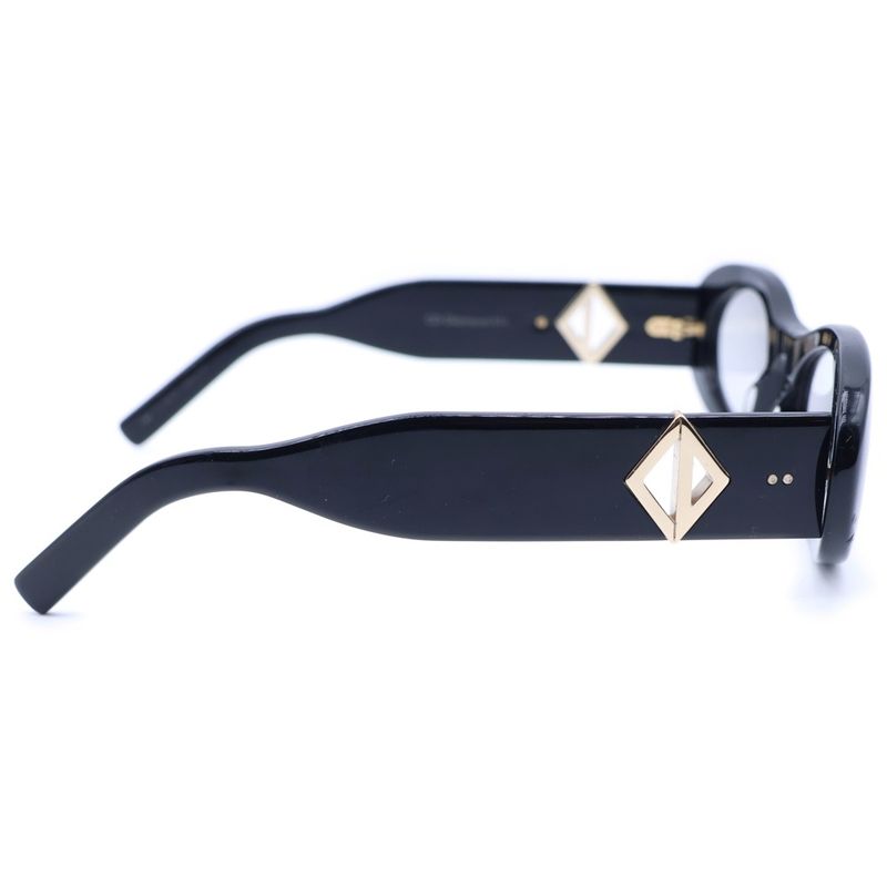 Dior CD Diamond Oval Sunglasses Black
