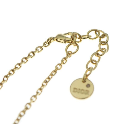 Dior Petit CD Necklace Pearl Pendant Gold