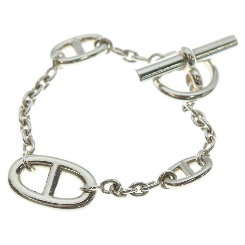 Hermes Chaine D'ancre Farandole Bracelet Silver