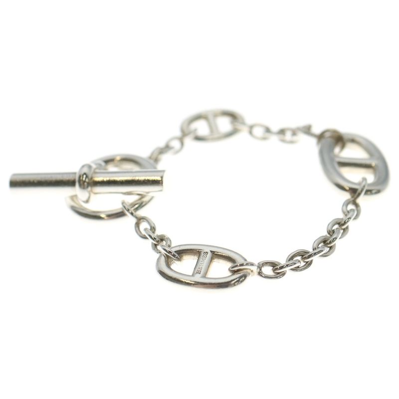 Hermes Chaine D'ancre Farandole Bracelet Silver