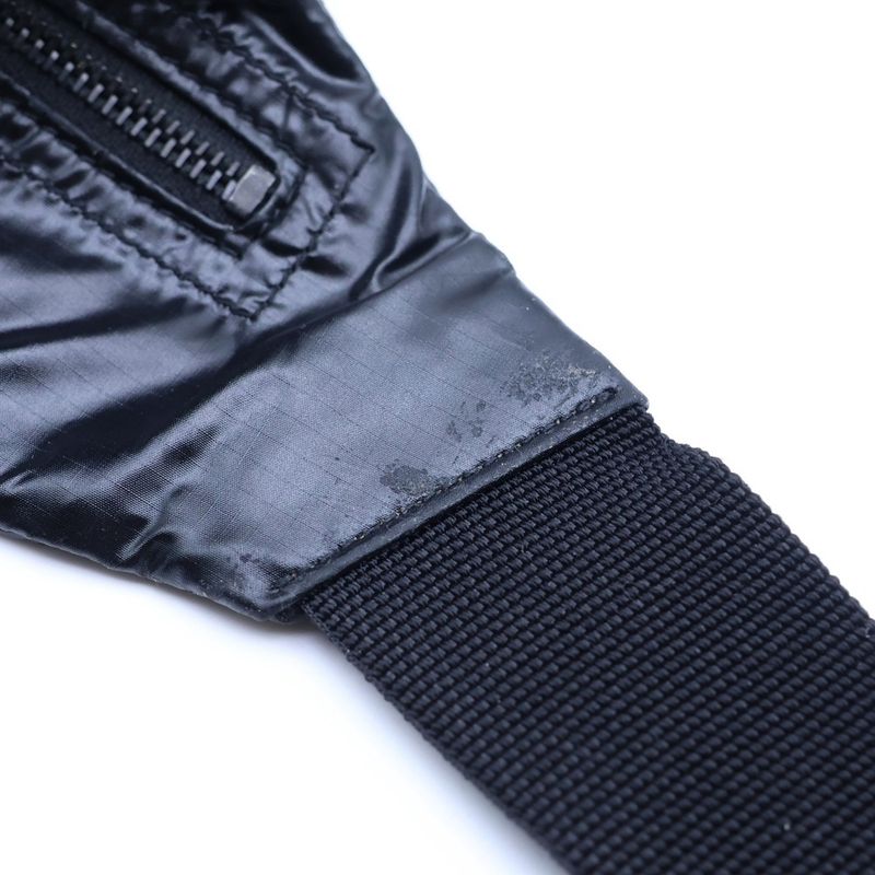 Saint Laurent Paris Logo Print Body Waist Bag Black