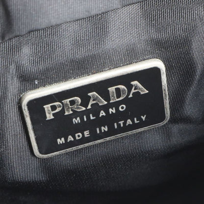 Prada Tessuto Nylon Triangle Logo Shoulder Bag Crossbody Messenger Black