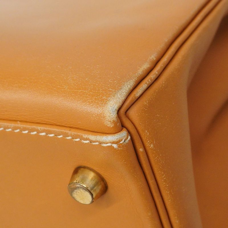 Hermes Handbag Kelly 28 Vache Natural Gold 2-Way Bag