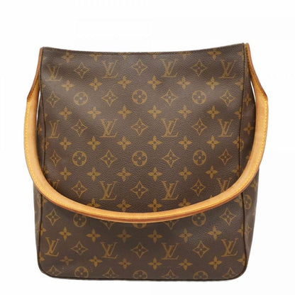 Louis Vuitton Shoulder Bag Monogram Looping GM Brown