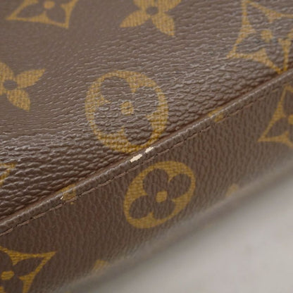 Louis Vuitton Shoulder Bag Monogram Looping GM Brown