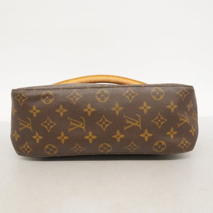Louis Vuitton Shoulder Bag Monogram Looping GM Brown