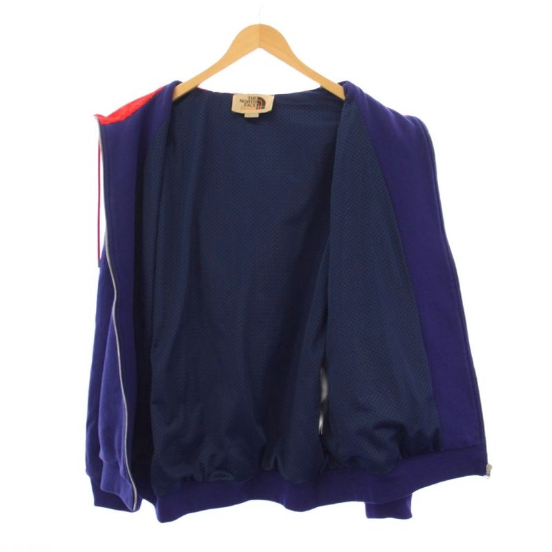 Gucci the Northface Zip Up Hoodie Sweatshirt Switch Long Sleeve L Red Purple