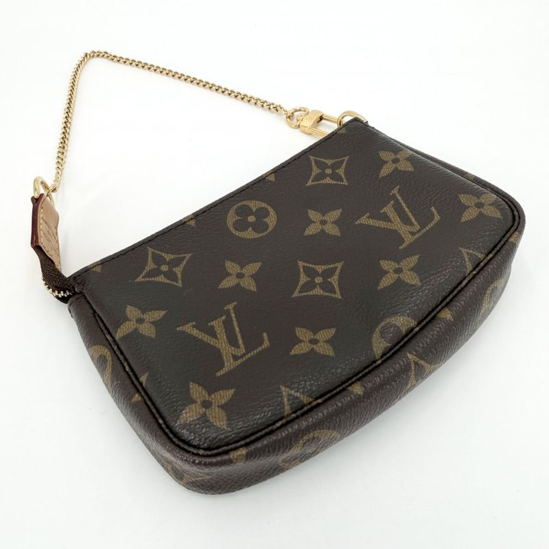 Louis Vuitton Handbags Monogram Mini Pochette Handbag
