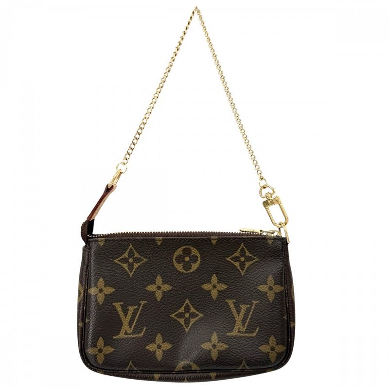 Louis Vuitton Handbags Monogram Mini Pochette Handbag