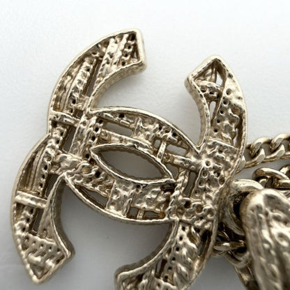 Chanel Necklace CC Logo Pendant Long