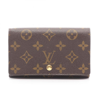 Louis Vuitton Bifold Wallet Porte Monnaie Viennois Tresor Canvas