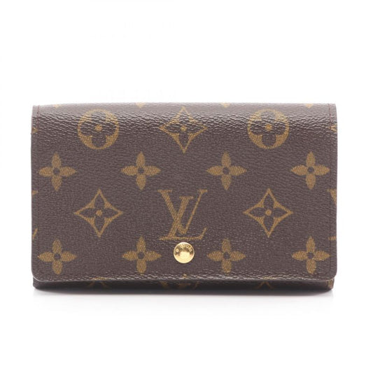 Louis Vuitton Bifold Wallet Porte Monnaie Viennois Tresor Canvas