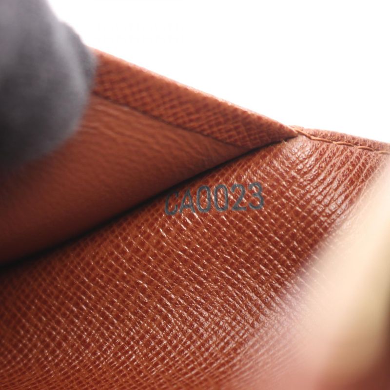 Louis Vuitton Bifold Wallet Porte Monnaie Viennois Tresor Canvas