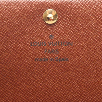Louis Vuitton Bifold Wallet Porte Monnaie Viennois Tresor Canvas