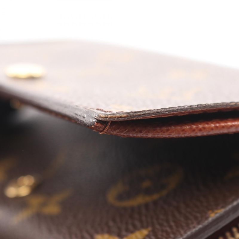 Louis Vuitton Bifold Wallet Porte Monnaie Viennois Tresor Canvas