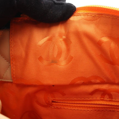 Chanel Tote Cambon Line Large Beige Leather Patent