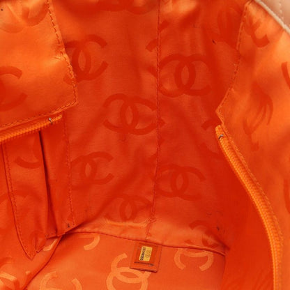 Chanel Tote Cambon Line Large Beige Leather Patent