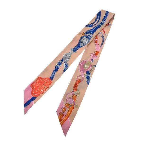 Hermes Twilly Silk Beige