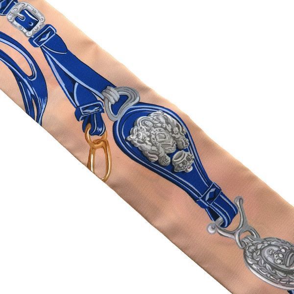 Hermes Twilly Silk Beige