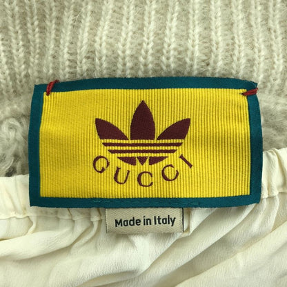Gucci Adidas Trefoil Sideline Knit Pants S Ivory
