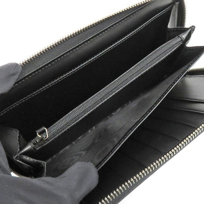 Gucci Zip Around Organizer Wallet GG Embossed Black