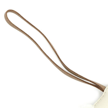 Hermes Buddy Charm Cles Chai White Brown Agneau Milo Muton Bag