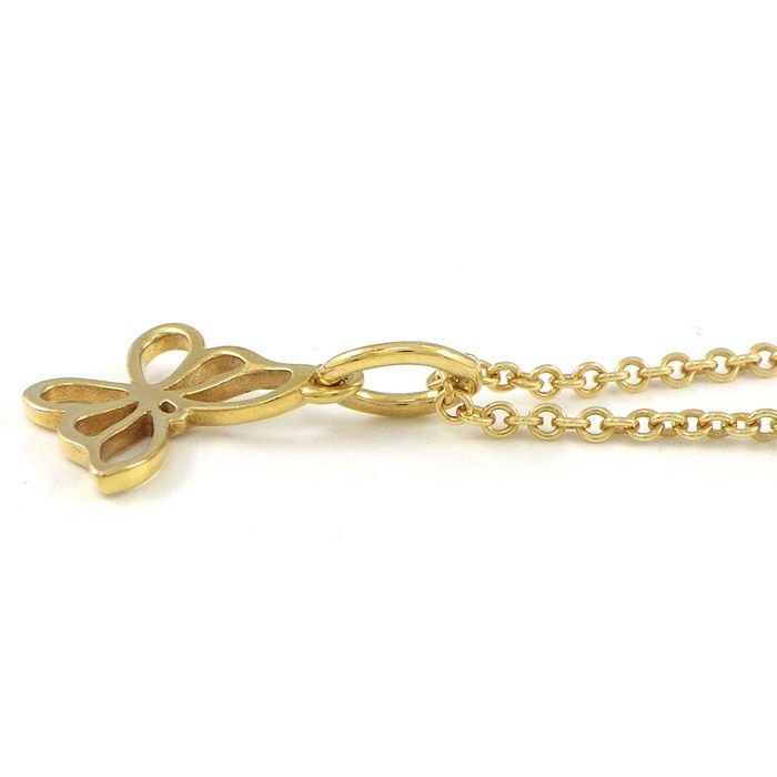 Tiffany & Co. Necklace Butterfly Motif 18K Yellow Gold