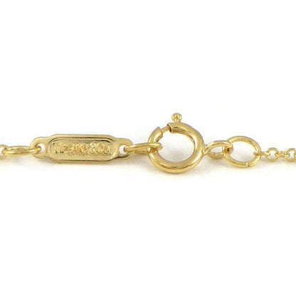 Tiffany & Co. Necklace Signature Cross Diamond 18K Yellow Gold