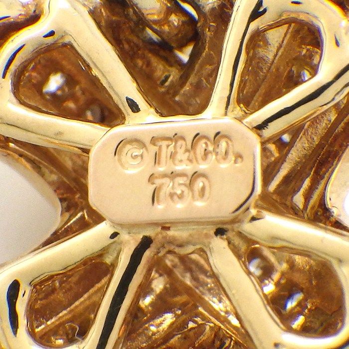 Tiffany & Co. Necklace Signature Cross Diamond 18K Yellow Gold