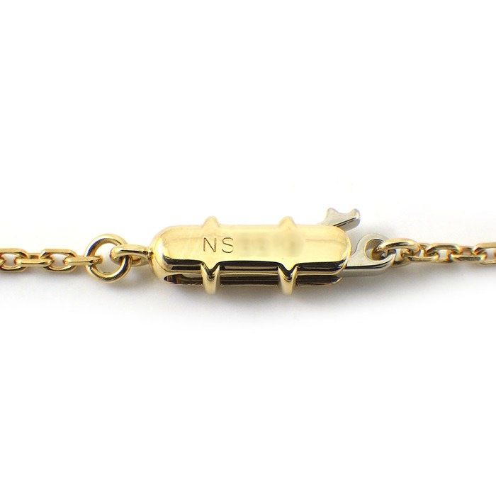 Cartier Necklace C Heart Diamond 18K Yellow Gold